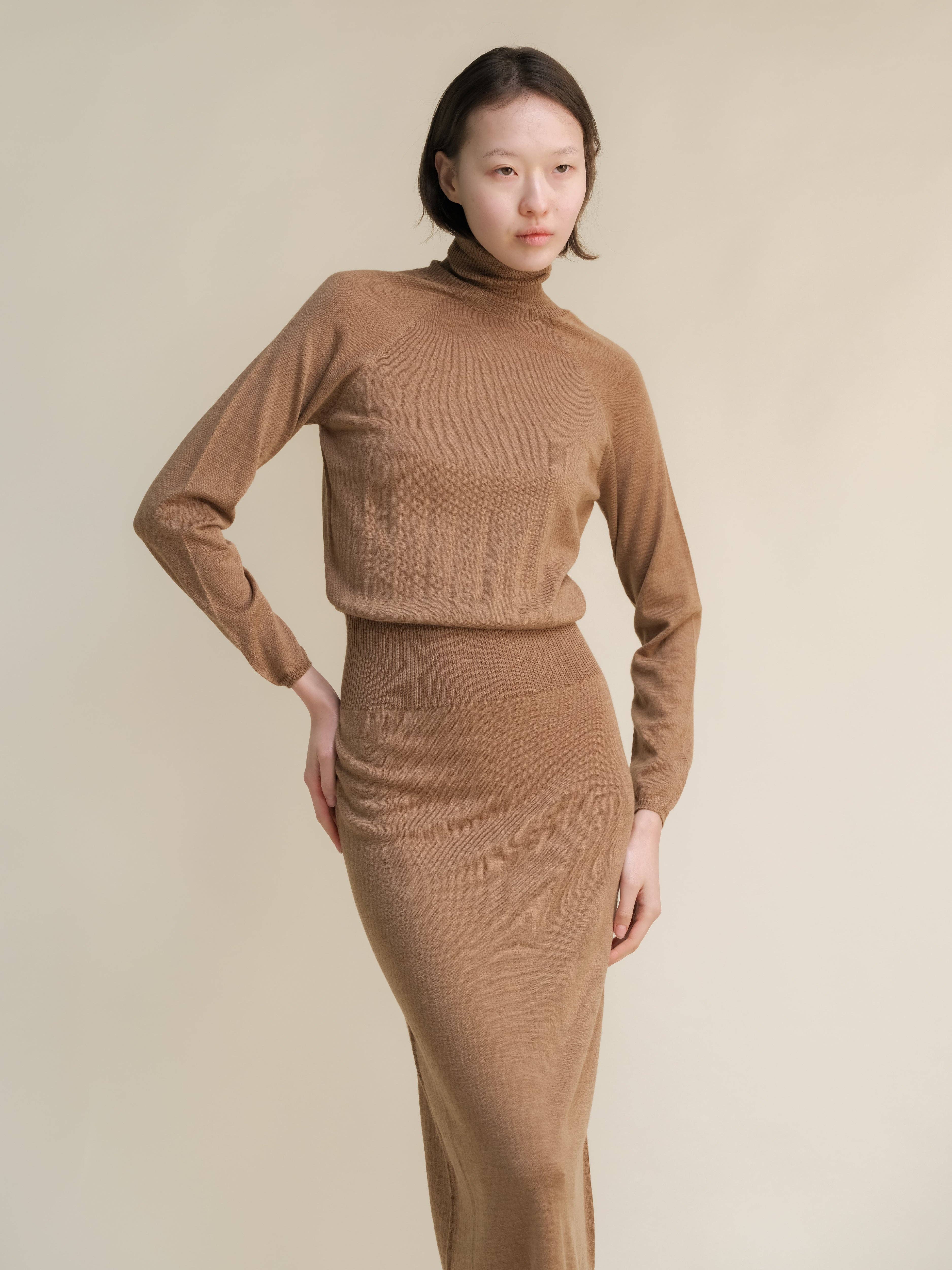 Lèmme - Wholesale Dress - Women's - Extra Fine Merino Wool Dress (3D-Knit)22