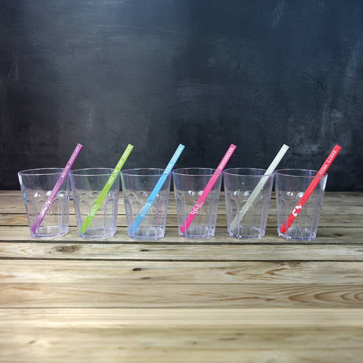 Forma House - Wholesale Cocktail Shaker - Cookut - Easy Cocktail set of 6 - cocktail recipes on stirrer