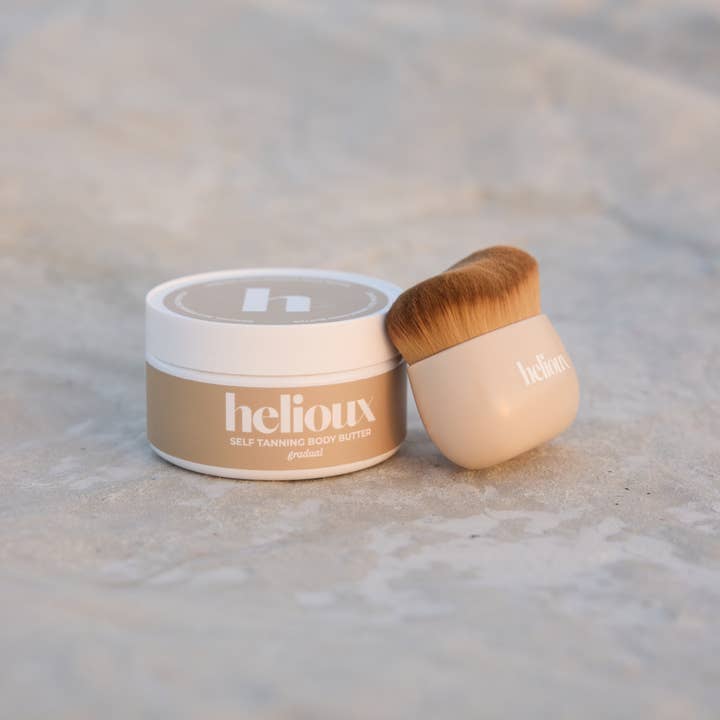 HELIOUX BEAUTY - Wholesale Body Brush - Self Tanner Brush For Face & Body5