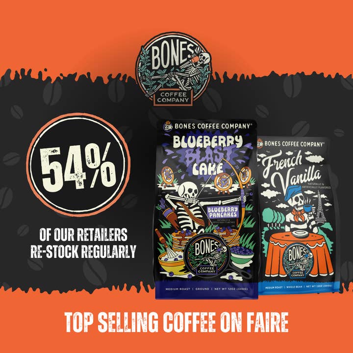 Bones Coffee Company - Wholesale Coffee Beans - Cookies N' Dreams Coffee | 12oz | Whole Bean & Ground