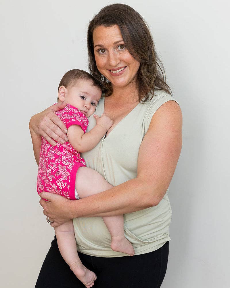 Of an Origin - Wholesale Nursing Top - Maternity - Every Way Maternity to Nursing Wrap Tank Top12