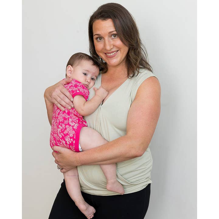 Of an Origin - Wholesale Nursing Top - Maternity - Every Way Maternity to Nursing Wrap Tank Top12