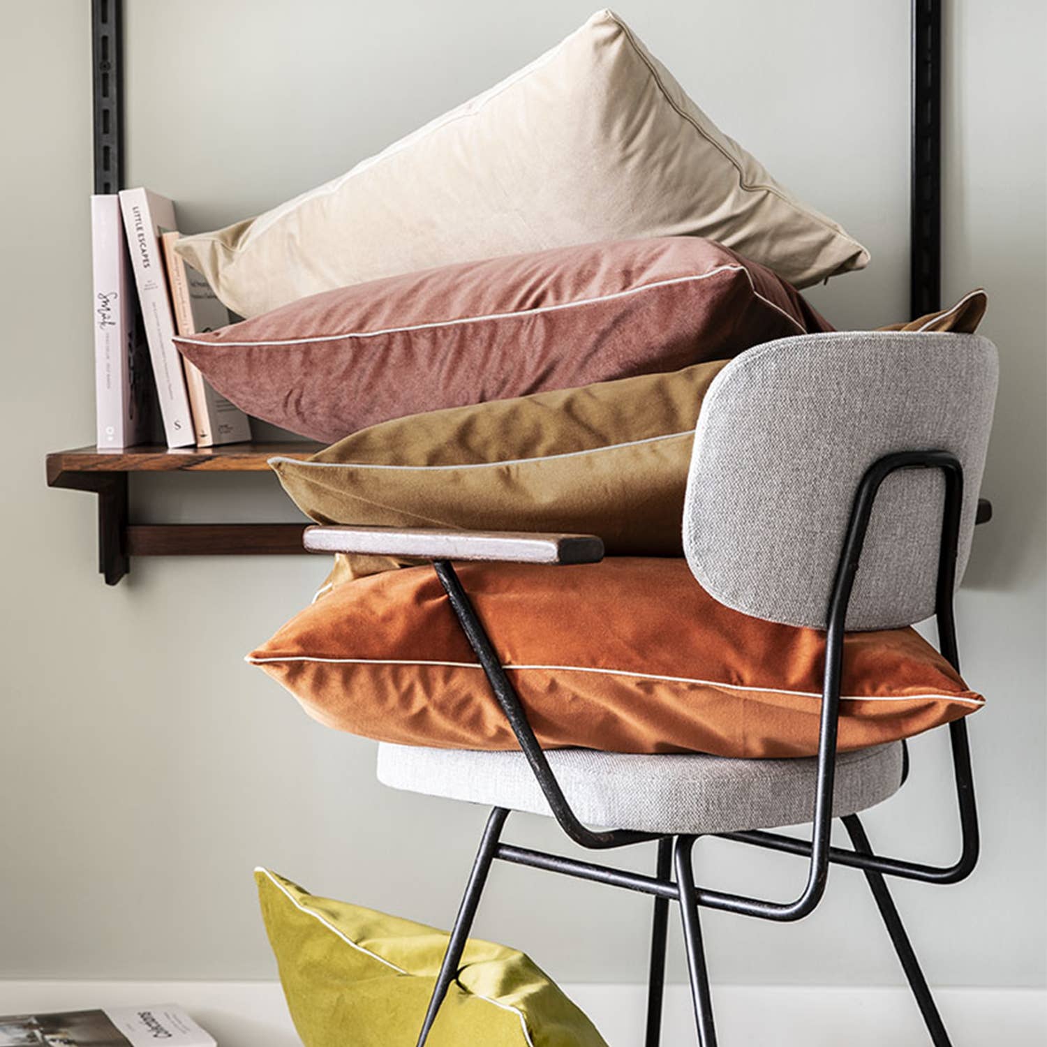 Essix - by Vanderschooten – Capa de almofada decorativa por atacado – GATSBY - Capa de almofada em veludo 40 x 60 cm4