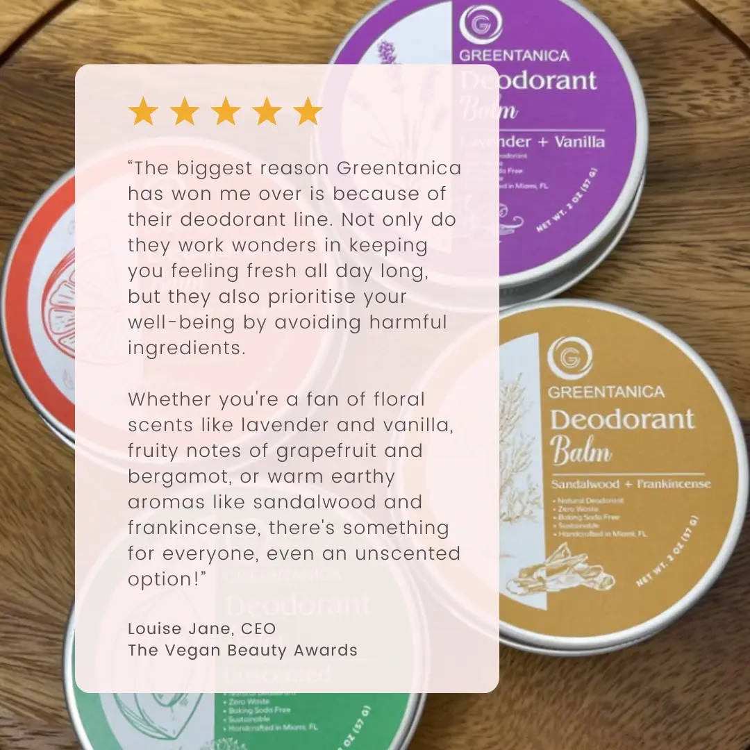 Greentanica - Wholesale Deodorant - Unisex - Bulk Vegan Natural Deodorant Refill2