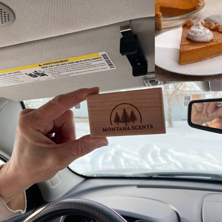 Deodorante per auto Pumpkin Pie per la vendita all'ingrosso da parte di Montana Scents