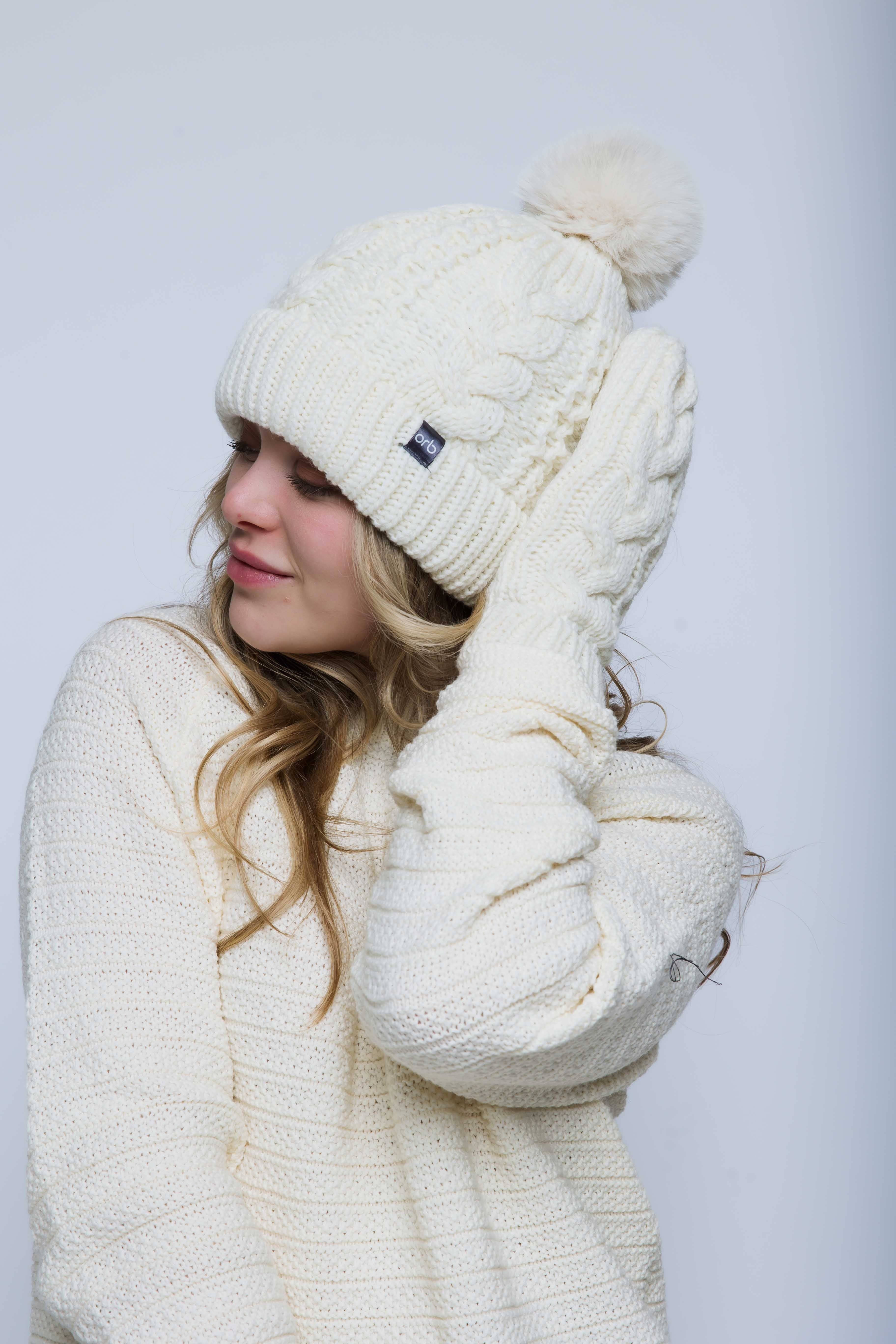 ORB – Engroshandel Beanie - Dame – Foret hue med skumfiduskabler4