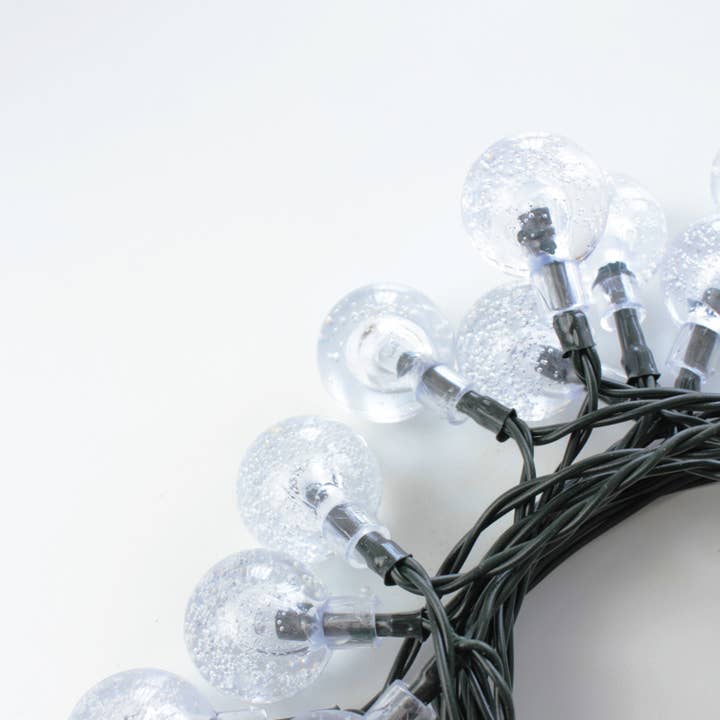 Perfect Holiday - Wholesale String Lights - Perfect Holiday 30 LED Solar String Light bulbs - Warm White