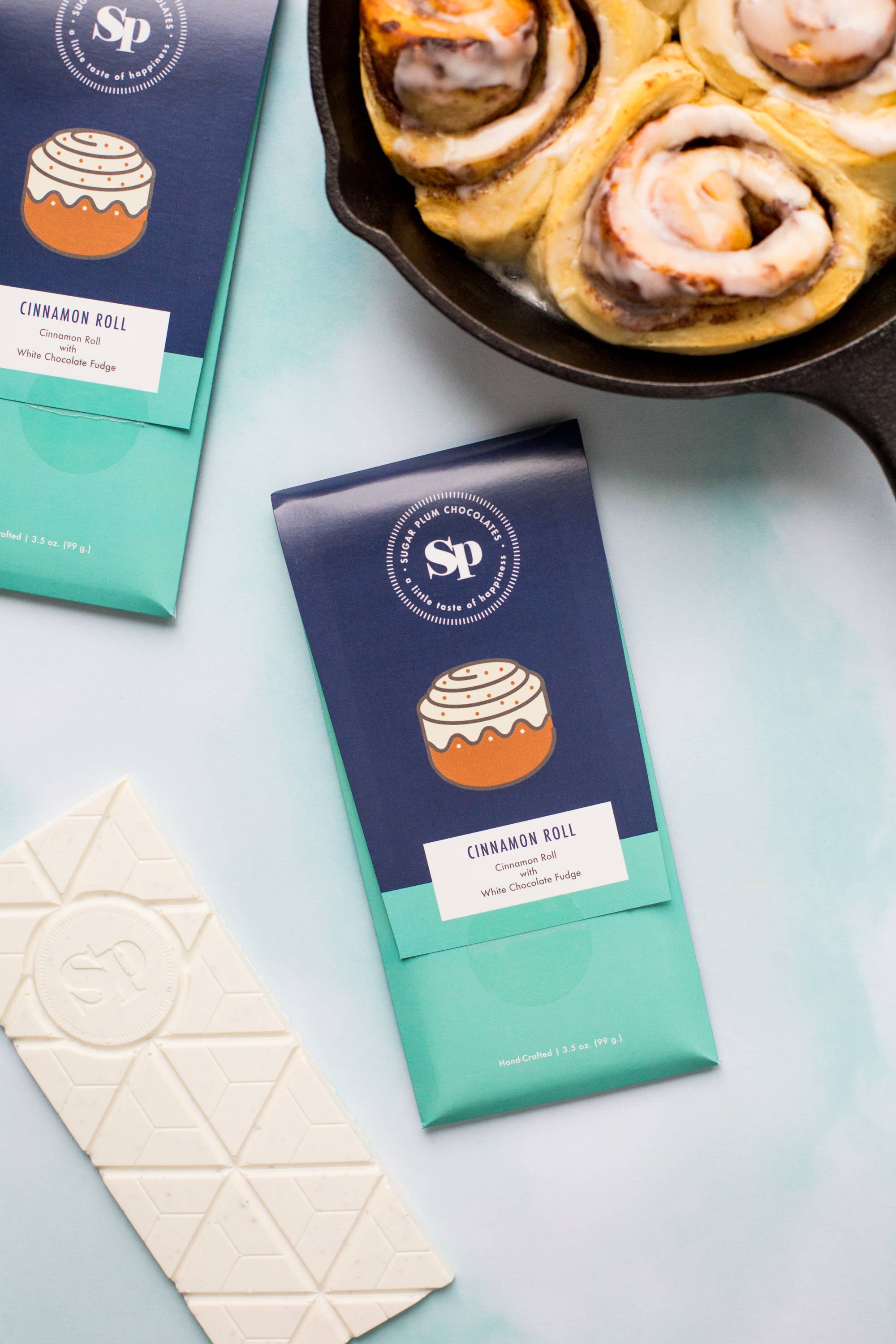 Sugar Plum Chocolates - Wholesale Chocolate Bar - Sugar Plum Chocolates Cinnamon Roll Candy Bar1