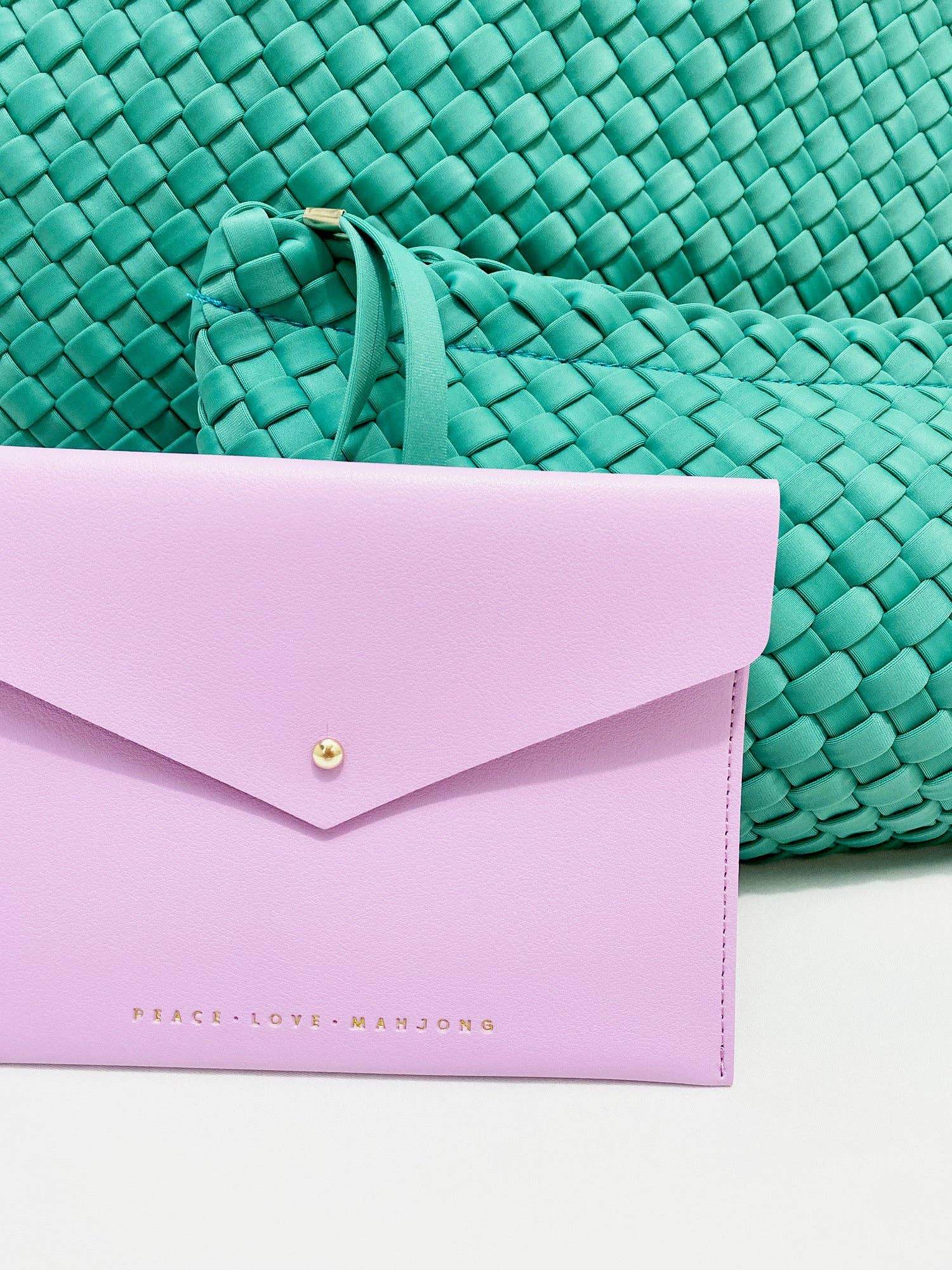 Peace Love Mahjong - Wholesale Card Holder - Women's - Card Clutch7