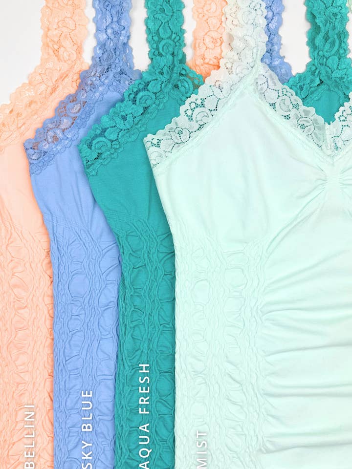 ELIETIAN - Wholesale Camisole - Women's - Lace Corset Cami - CURATED PACKS 16/PK6