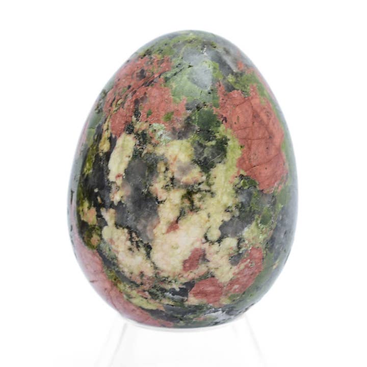 Œuf en cristal d'unakite (45 mm) pour la vente par Holistic Trader