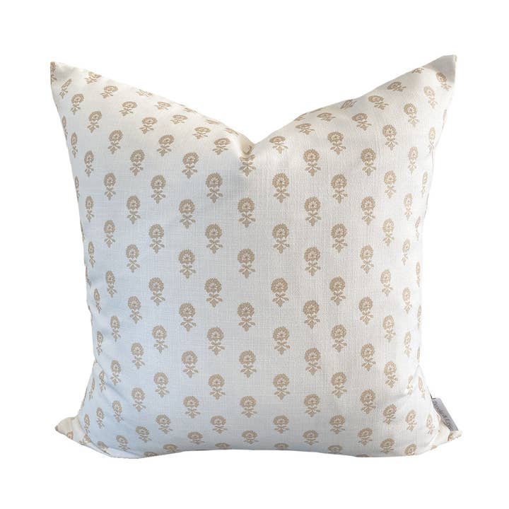 Lyla Pillow in Natural for wholesale by Brooke and Lou