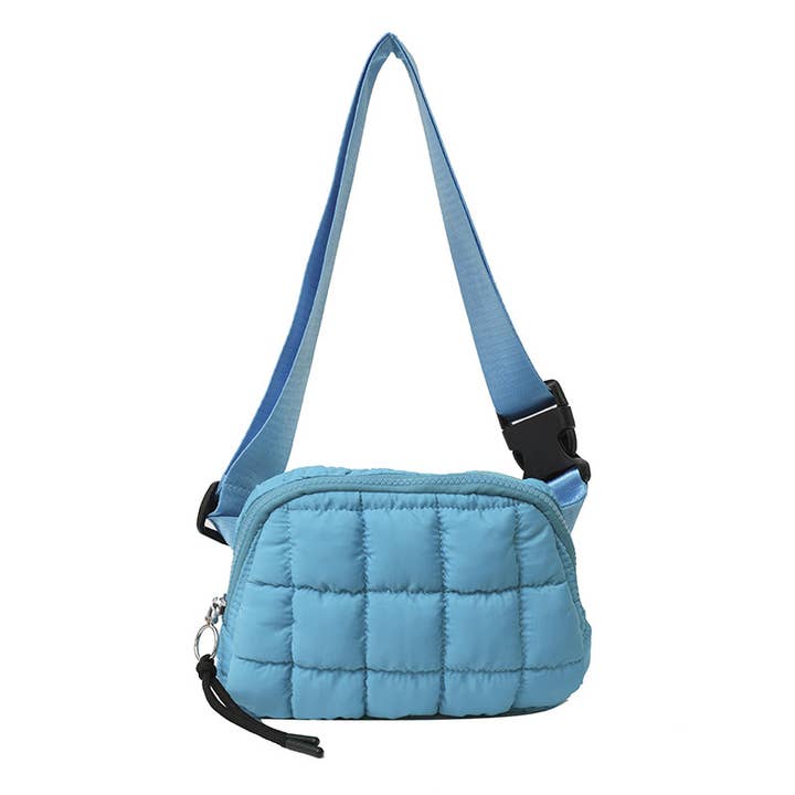 Little Trendy - Wholesale Belt Bag - Women's - Puffer Belt Bag Sport Small Chest Bag Quilted Fanny Pack