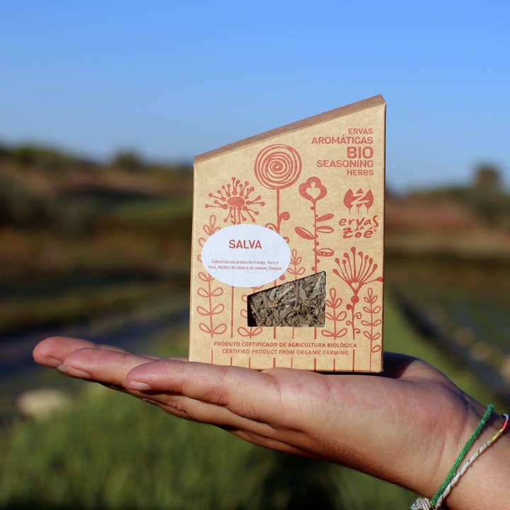 Ervas da Zoé – wholesale Herbs – 86. Spicy herbs “Sage Leaf” Bio 10g