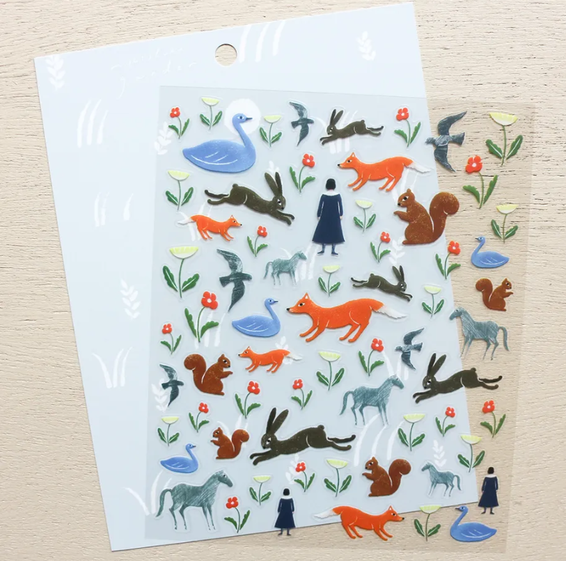 「FUNJI」In Japan - Wholesale Sticker - Nishi Shuku Japanese Sticker Sheets – Garden & SCENE Designs1