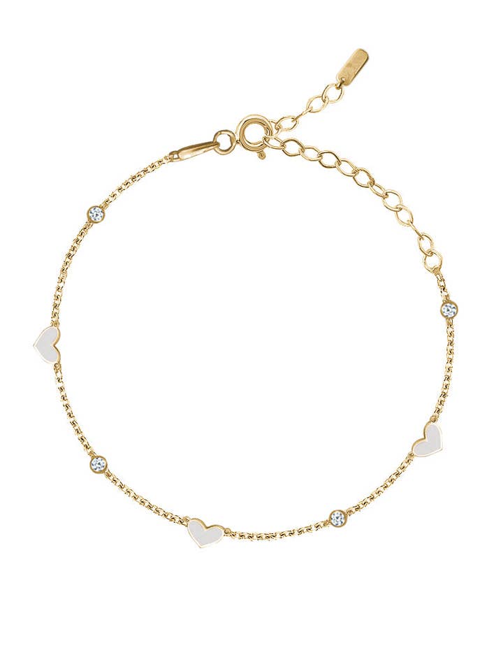 BRACCIALETTO LOVE SMALTATO per la vendita all'ingrosso da parte di limlim