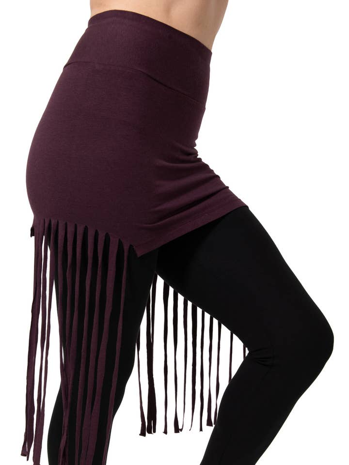 Alala Fringe Skirt for wholesale by Dakini Arts & Apparel