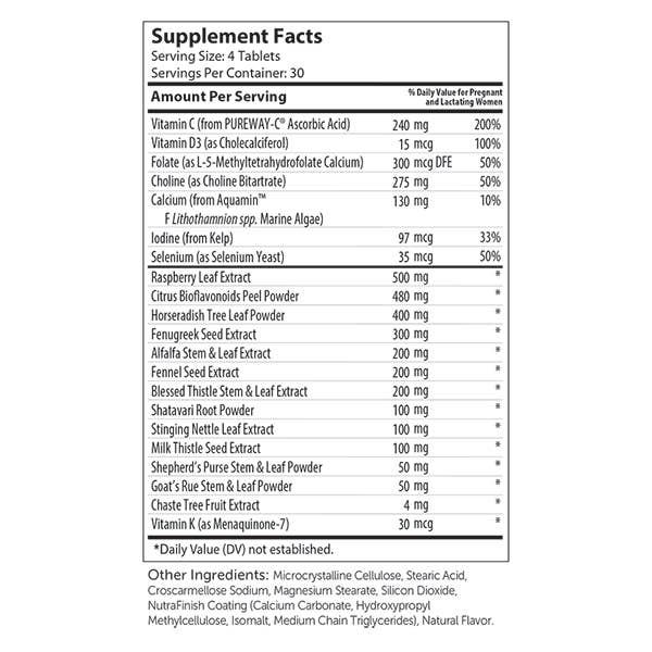 Advanced Nutrition by Zahler – wholesale Nursing tea – Maternity – Zahler PostnatalFlow Advanced Lactation Support + Postnatal.