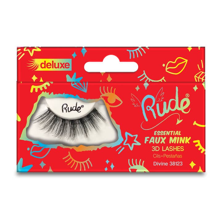 Rude Cosmetics - Wholesale False/fake eyelashes - Essential Faux Mink Deluxe 3D Lashes12