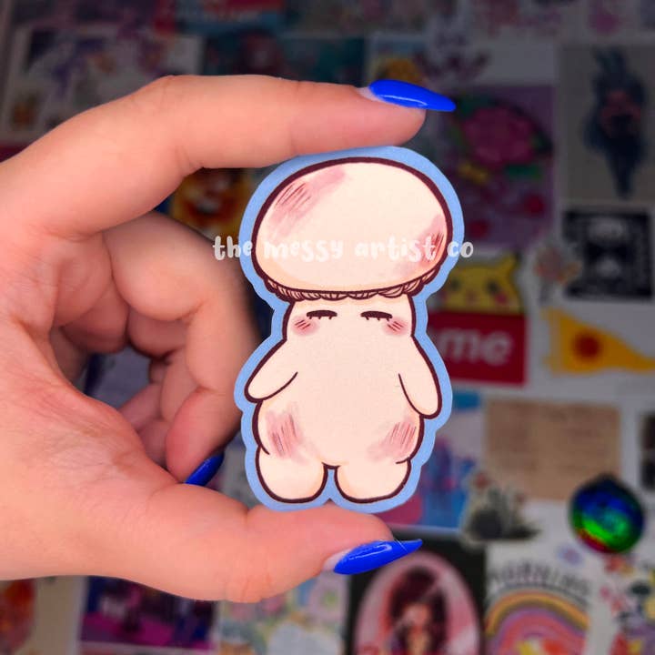 The Messy Artist Co. - Vente Autocollant - Pack d'autocollants champignons brillants5