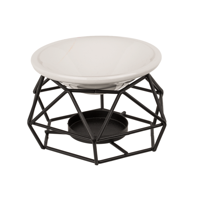 Out of the blue KG - Wholesale Oil Warmer - Ceramic bowl on metal frame,3