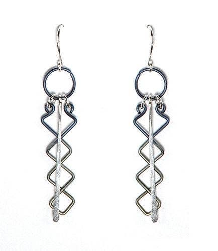 Jody Coyote - Wholesale Dangle Earrings - Blue To Green Earring0