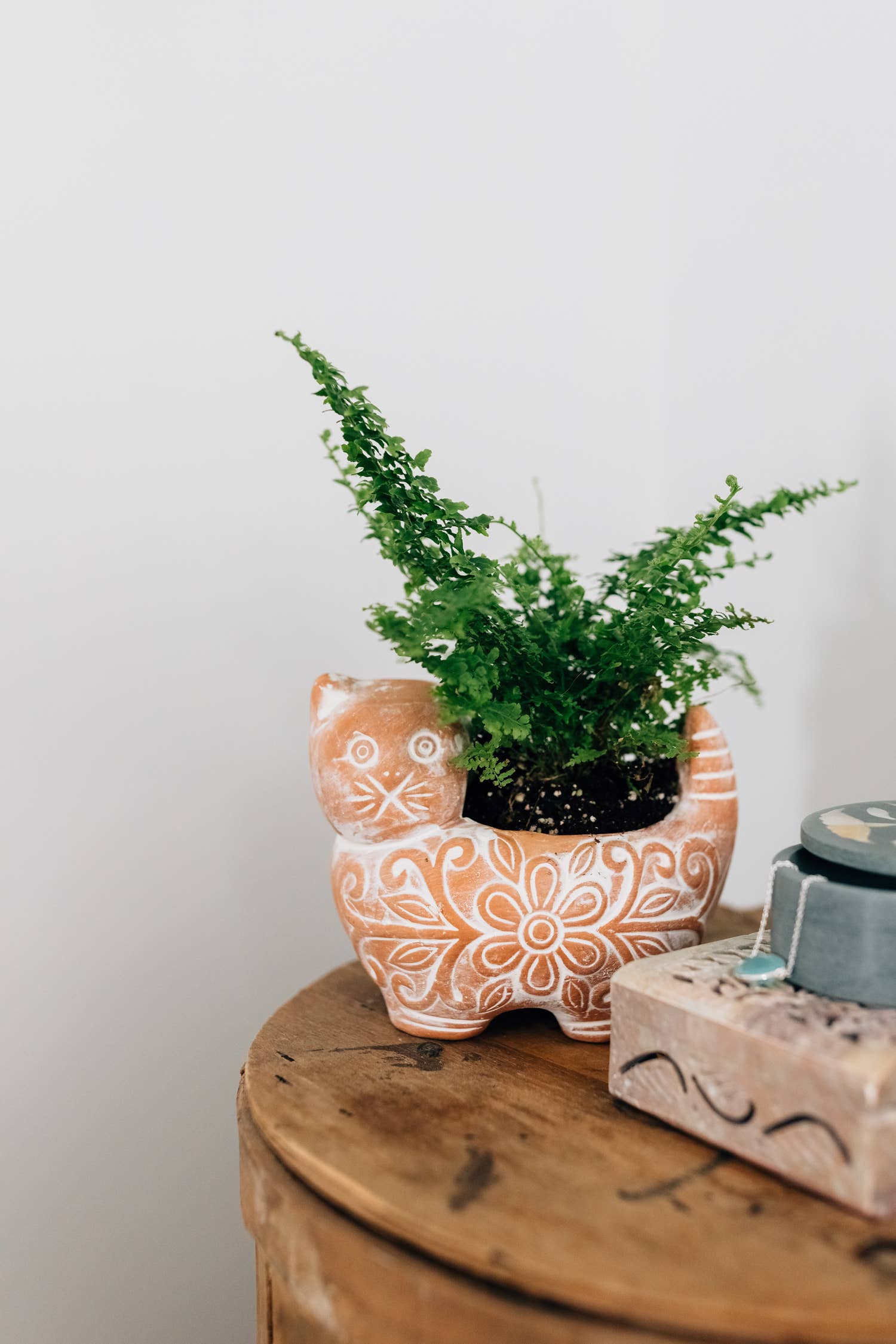 Ten Thousand Villages - Wholesale Plant Pot - Garden Kitty Planter (Small)2