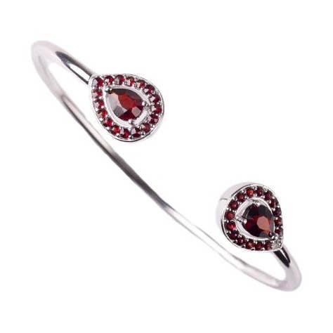 Bracelet with garnet stone and almandine - drop for wholesale by Madeka e.U.