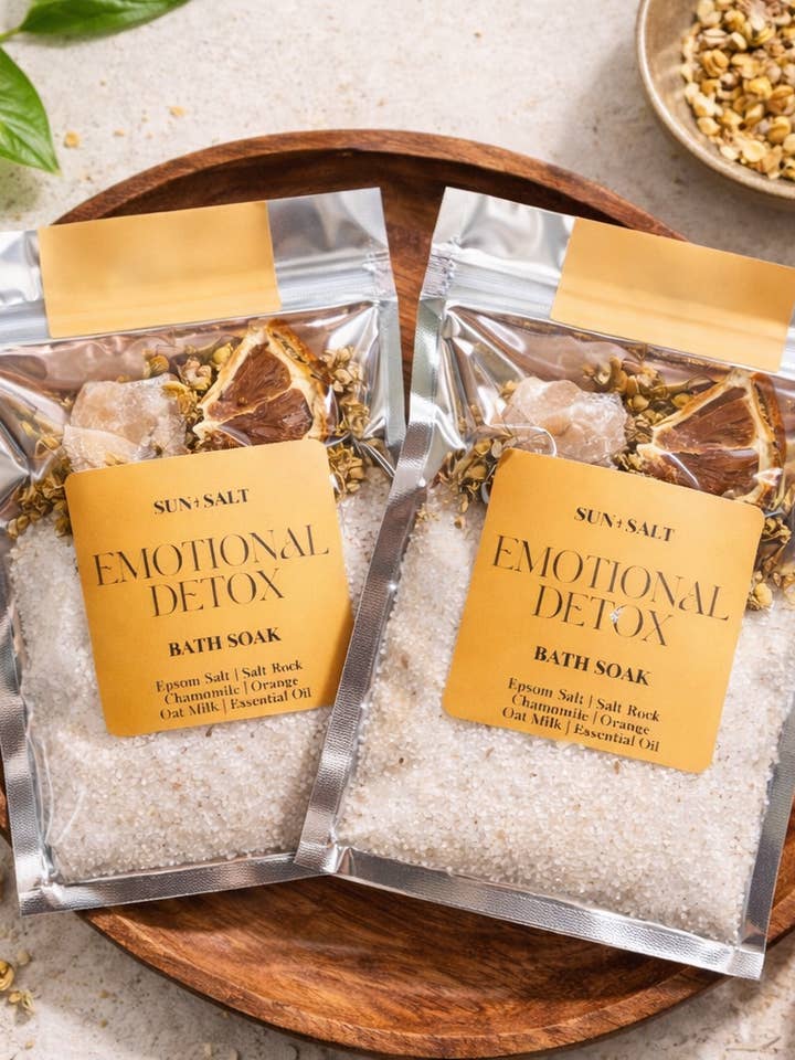 Emotionell Detox Badblötläggning Enkel Användning | Spadag | Badsalt för wholesale av Lux&Lou