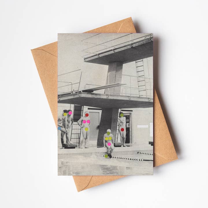 Modesty Greeting Card for wholesale by Cassia Beck