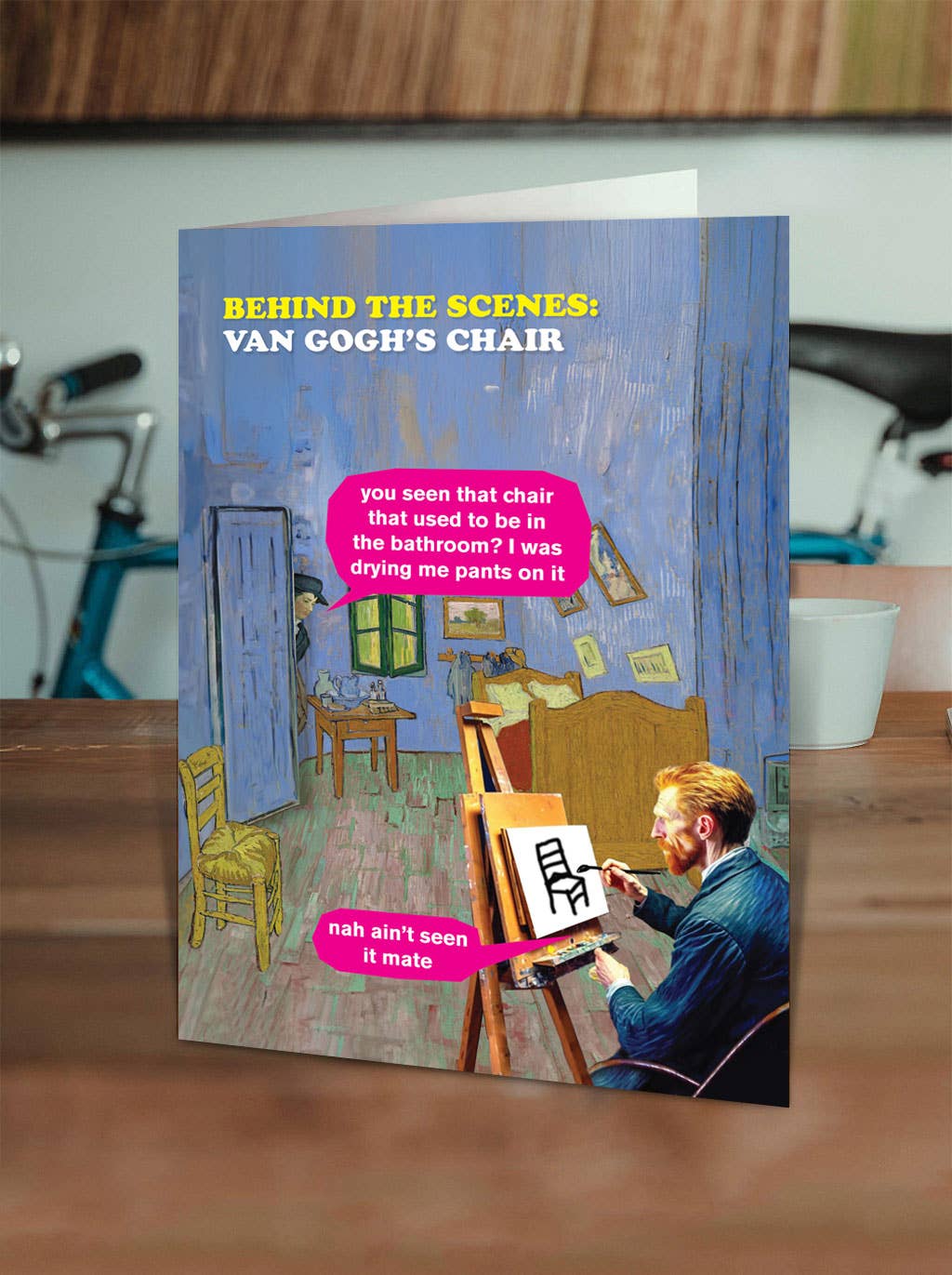 Brainbox Candy – wholesale Birthday card – Funny Birthday Card - Van Gogh Chair Everday Greetings Card1