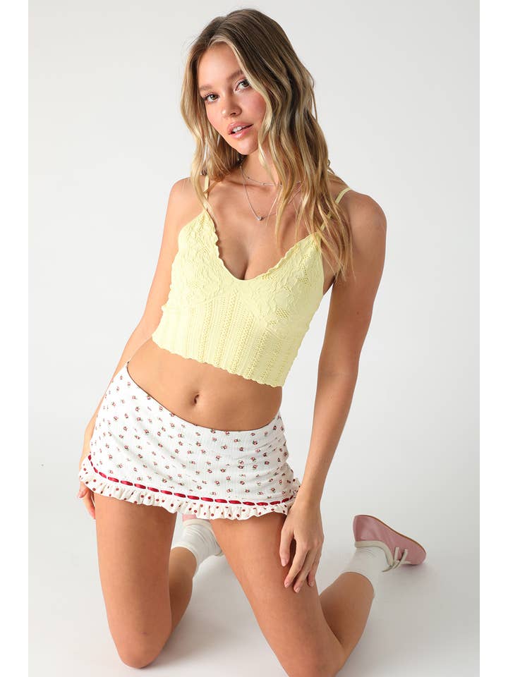 NIKIBIKI - Vente Brassière – femme - NS8400 - Bralette texturée en dentelle9