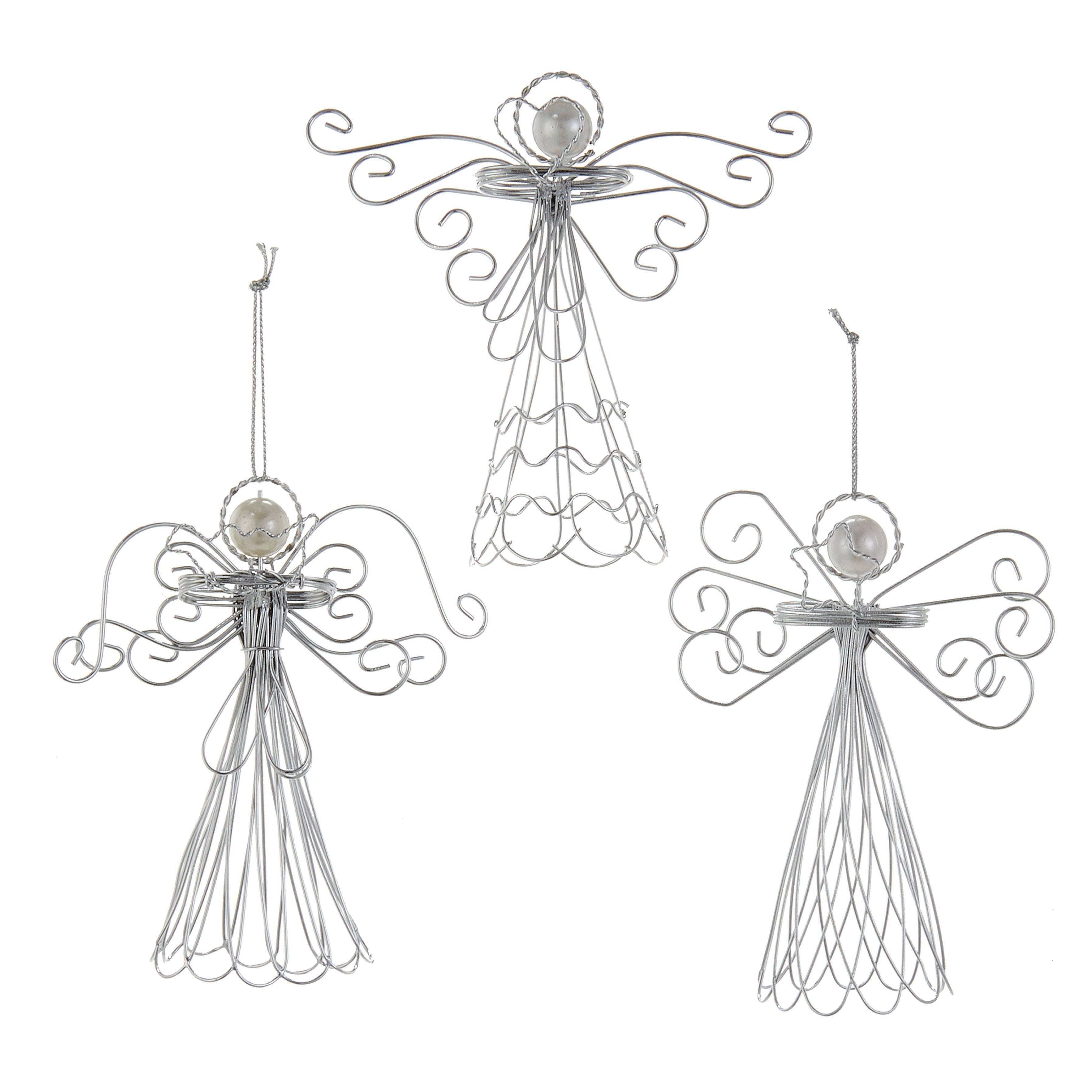 Kurt S. Adler, Inc. - Wholesale Ornament Set - 4.7"WIRE ANGEL HANGING ORNAMENT 3/ASSTD0
