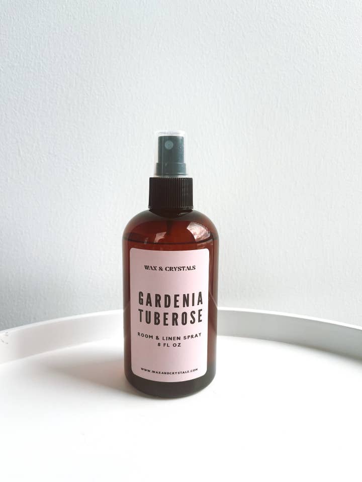 Gardenia Tuberose - Room & Linen Spray - 8 fl oz for wholesale by Wax and Crystals