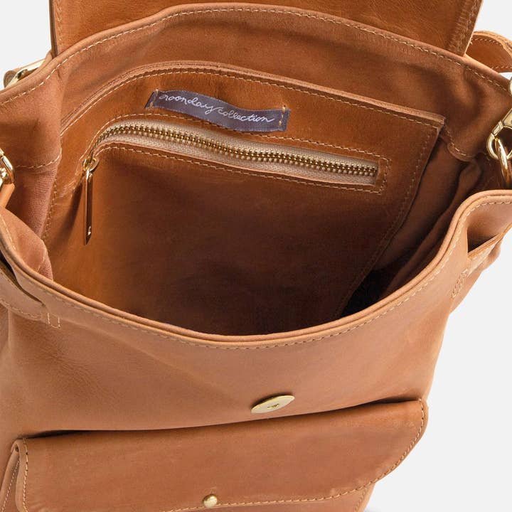 Noonday Collection - Wholesale Backpack - Women's - Leather 'Homesteader' Convertible Backpack2