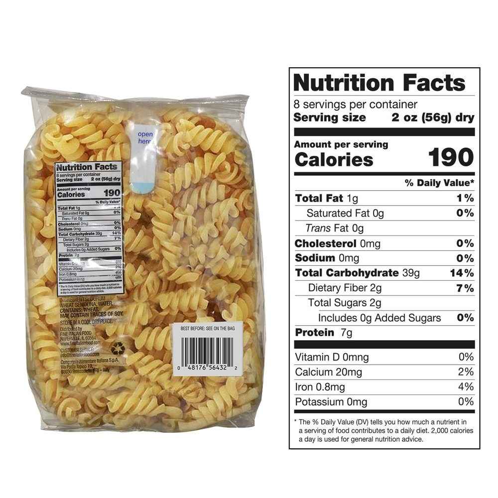 Fine Italian Food - Wholesale Pasta - Mantova Bronze Cut Fusilli Pasta, 1 lb.4