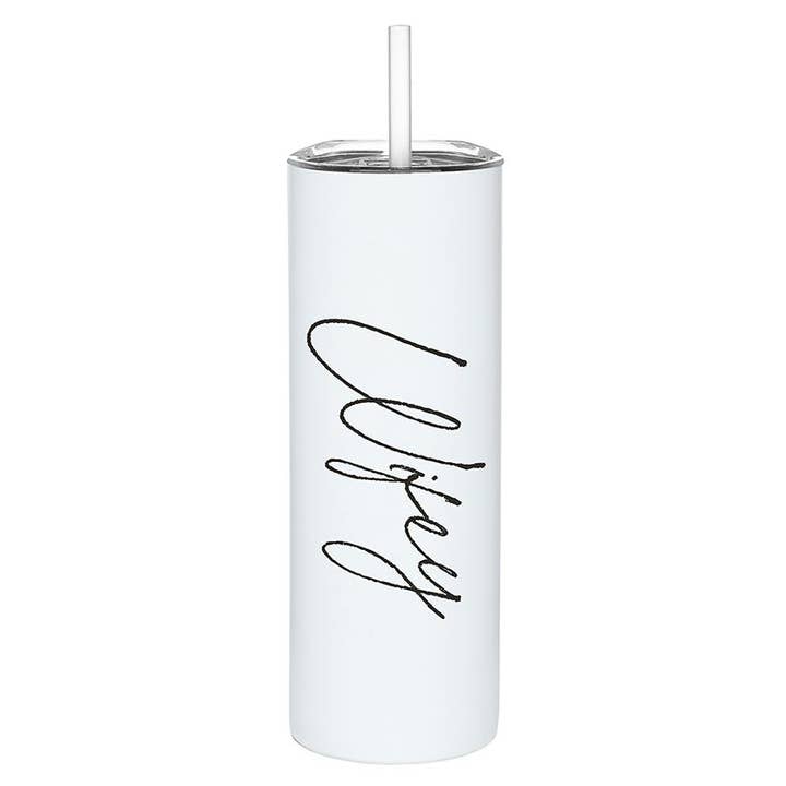 Stainless Steel Skinny Tumbler - Wifey Boho for wholesale by Slant Collections by Creative Brands