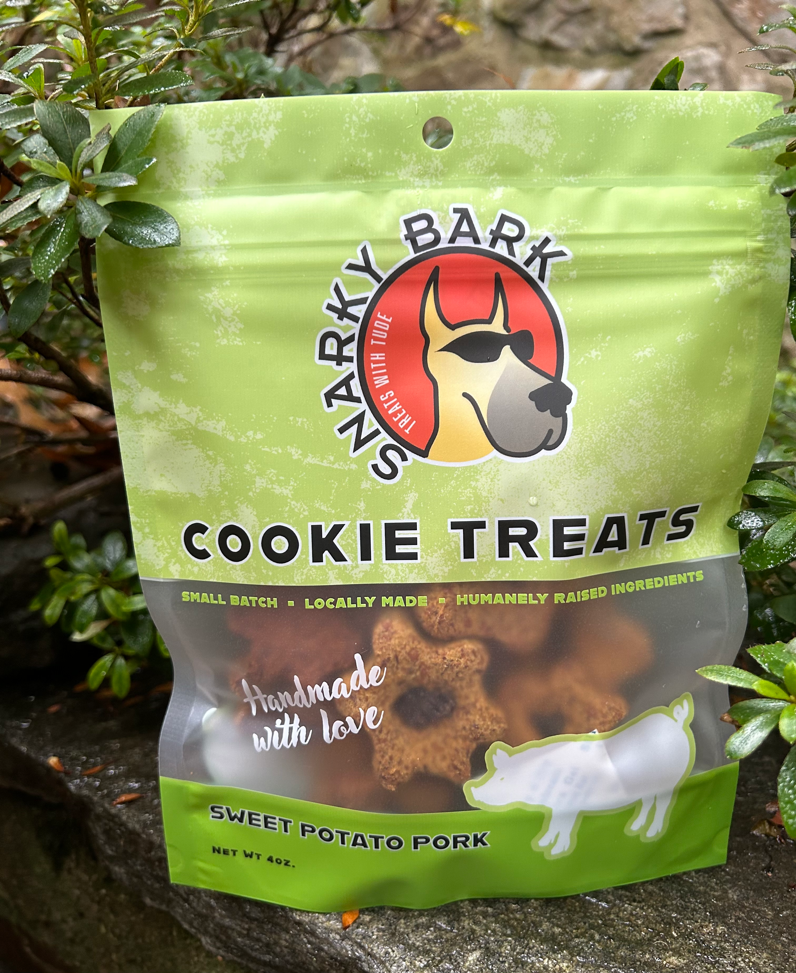 Snarky Bark - Wholesale Pet Treats - Dog - Snarky Bark Sweet Potato Pork Cookie Treats1