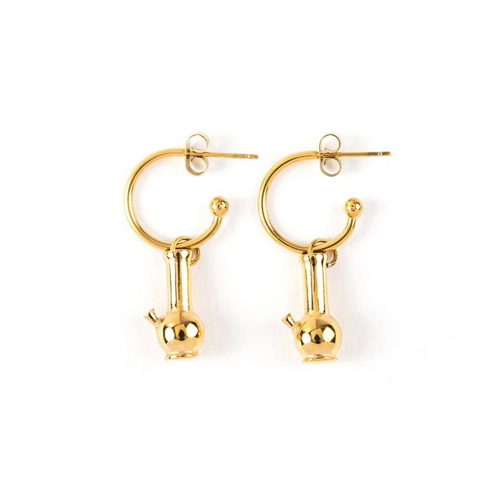 Frankie Smoke - Wholesale Jewellery set - BONG CHARM EARRING SET5