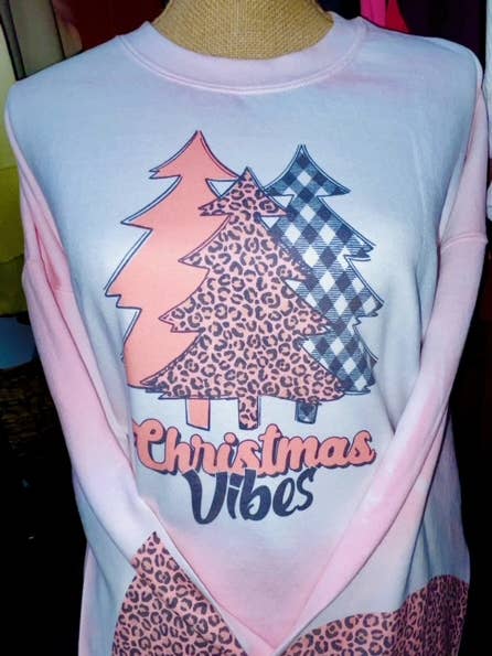 Christmas Vibes Designed Crewneck for wholesale by Elkinsons Creations