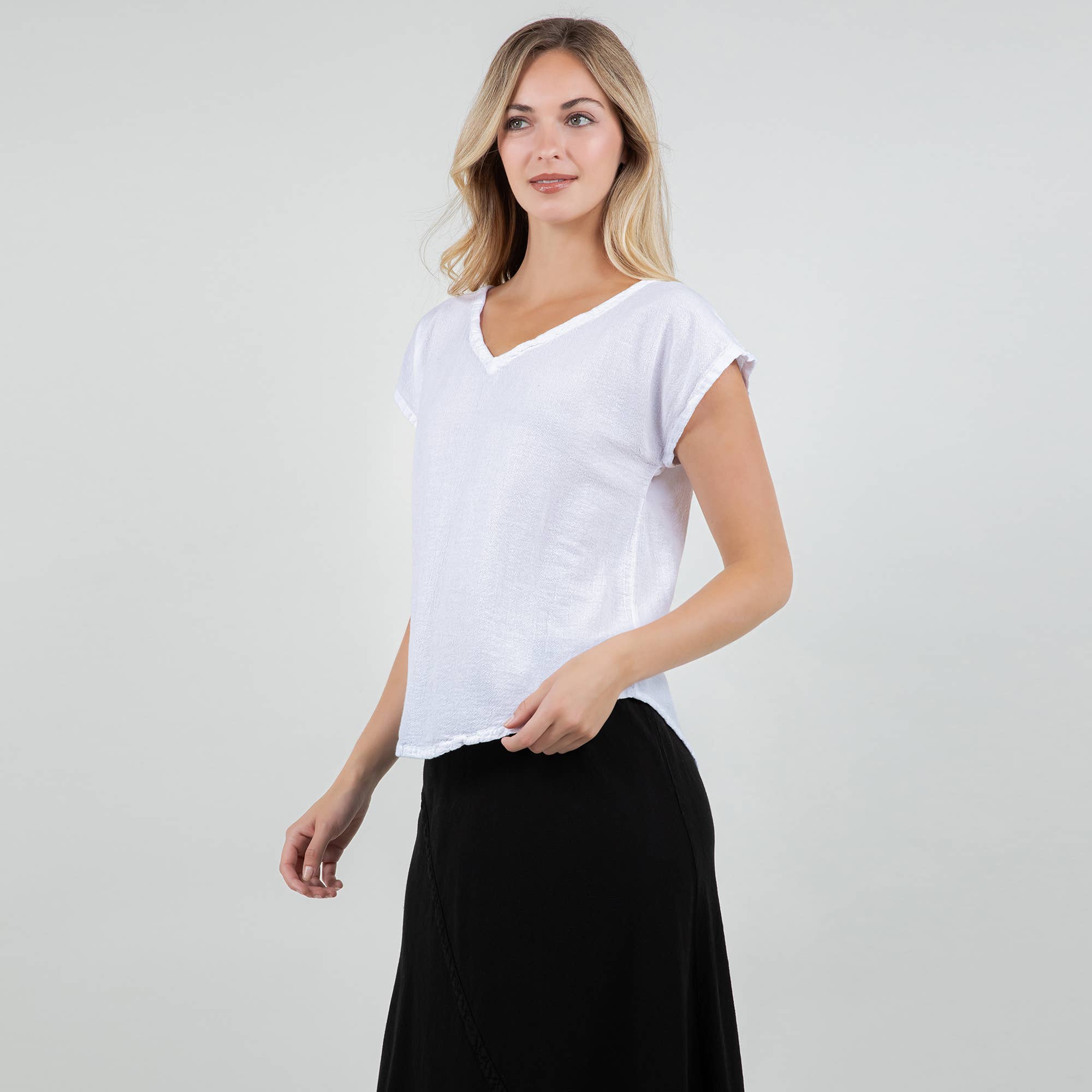 Cottonways – Großhandel Bluse – Damen – Meagan Top aus 100% — perfekte Mullgarmgarnitur aus Baumwolle13