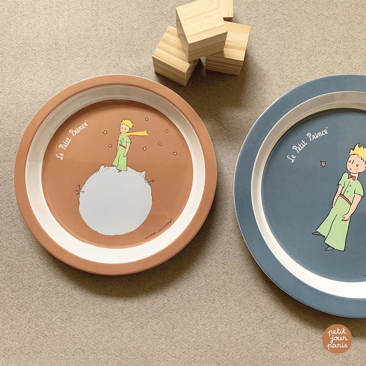 Brown PP705R Baby plate ⌀ 18 cm The Little Prince for wholesale on Faire3