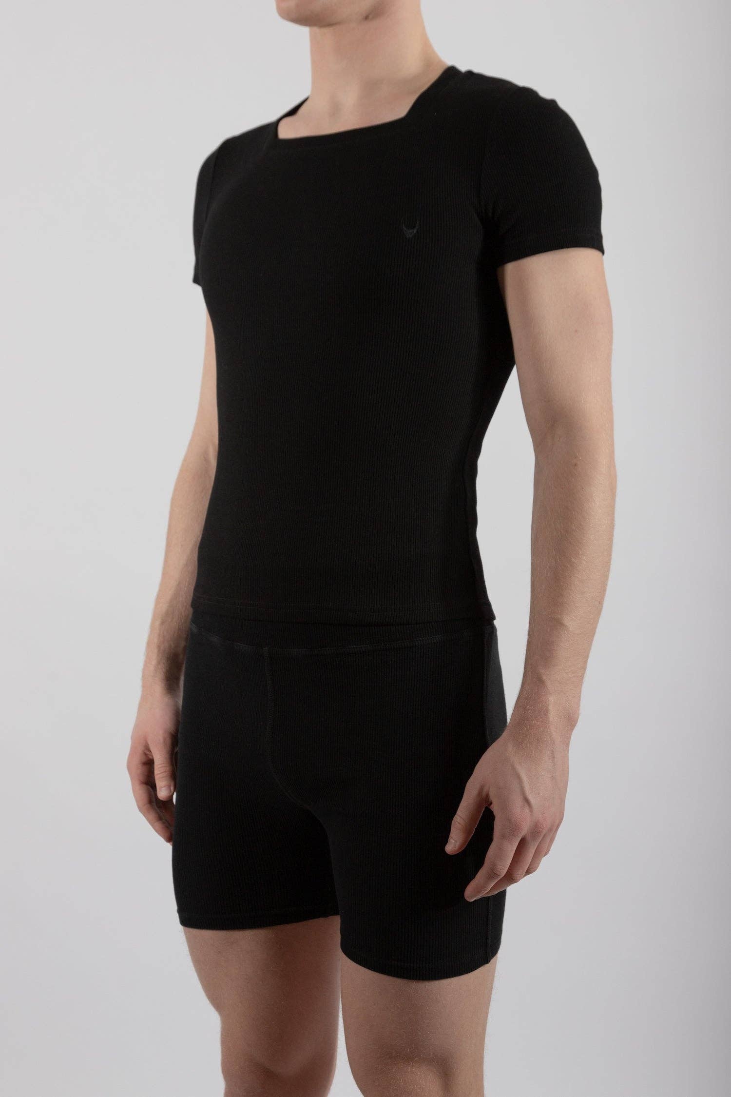 FANG - Wholesale Athletic Shorts - Men's - Essential Ribbed Biker Shorts0