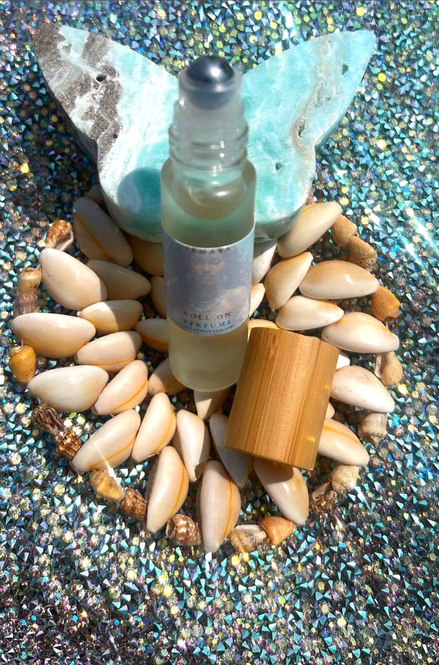 WaterBruja – wholesale Roll-on fragrance – Yemaya Perfume Roll-On, Perfume Oil Roller, Crystal Infused 1