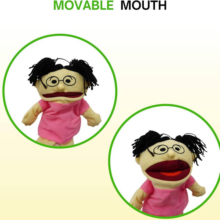 4E's Novelty - Wholesale Puppet - Kids & Baby - 8 Hand Puppets for Kids Toddlers, Bulk Multicultural Puppet3