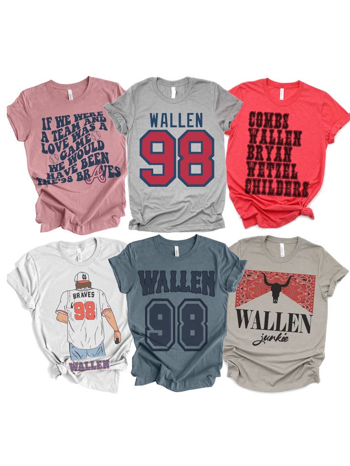 Par.tees by Party On! - Wholesale T-Shirt (Graphic) - Unisex - Western Nashville Wallen Country Music Concert Graphic Tee