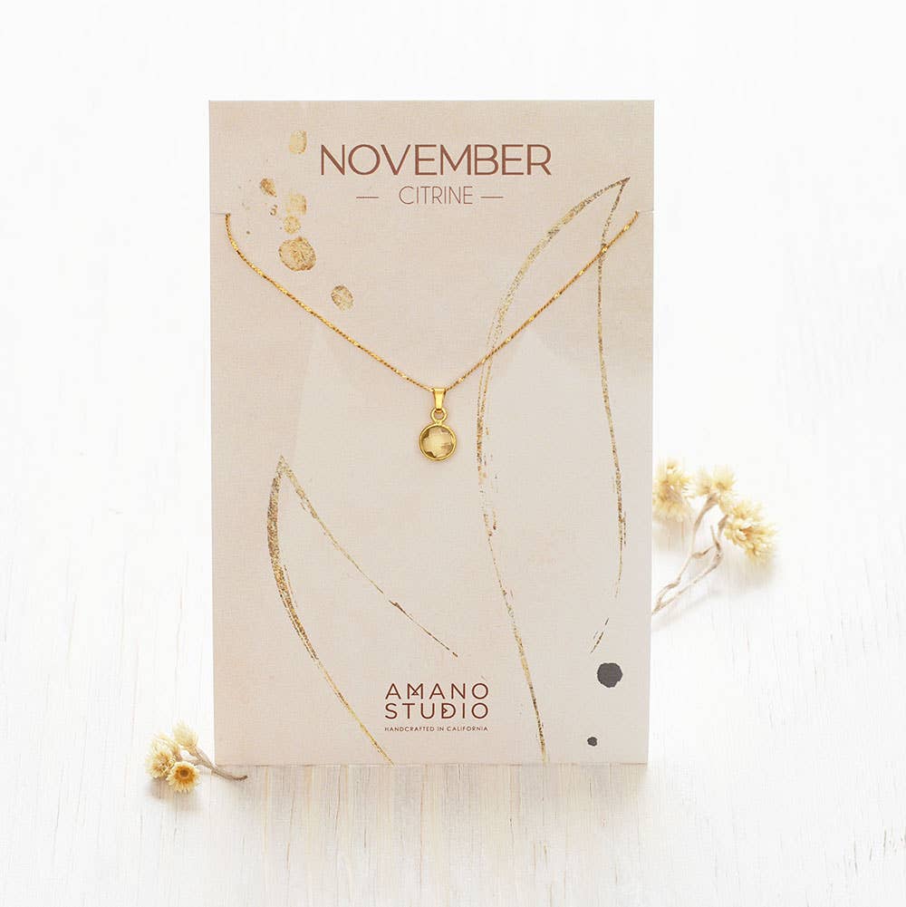 Amano Studio - Wholesale Pendant/Charm Necklace - Birthstone Necklaces23