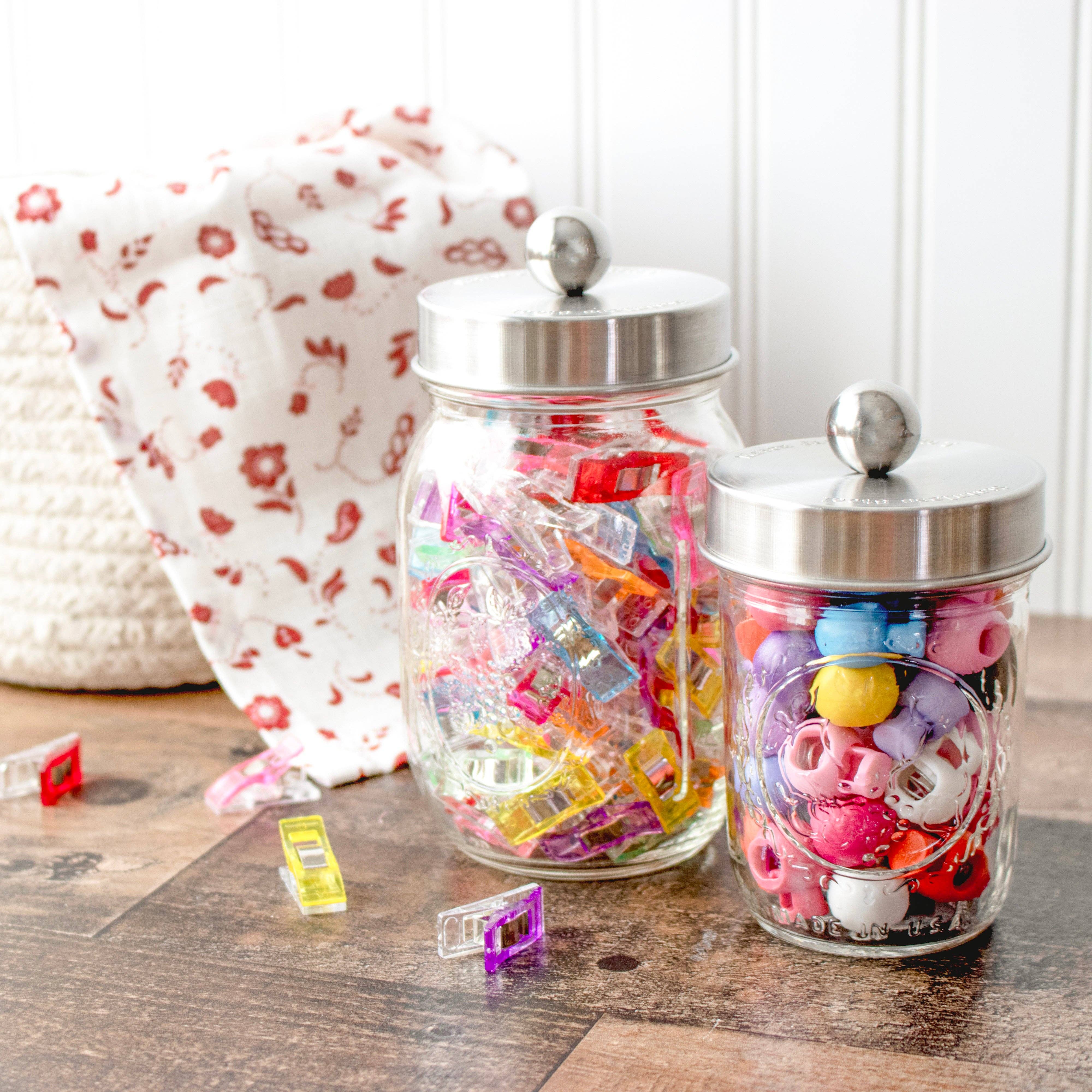 Mason Jar Lifestyle - Wholesale Canister - Apothecary Stainless Steel Lid for Mason Jars10