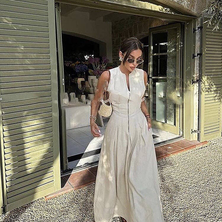 Marayn - Wholesale Dress - Women's - Chic European Style Midi Dress Effortless Elegance18