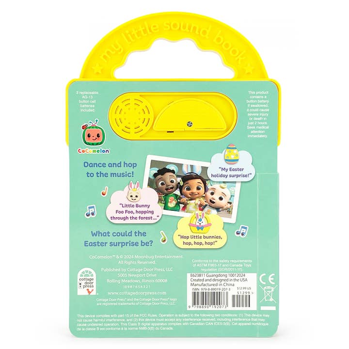 Cottage Door Press - Wholesale Book - Kids - CoComelon Easter Surprise Interactive 3-Button Sound Book